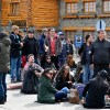 Imagen de Trabajadores municipales de Bariloche, esperan en el Centro Cívico definiciones de la paritaria