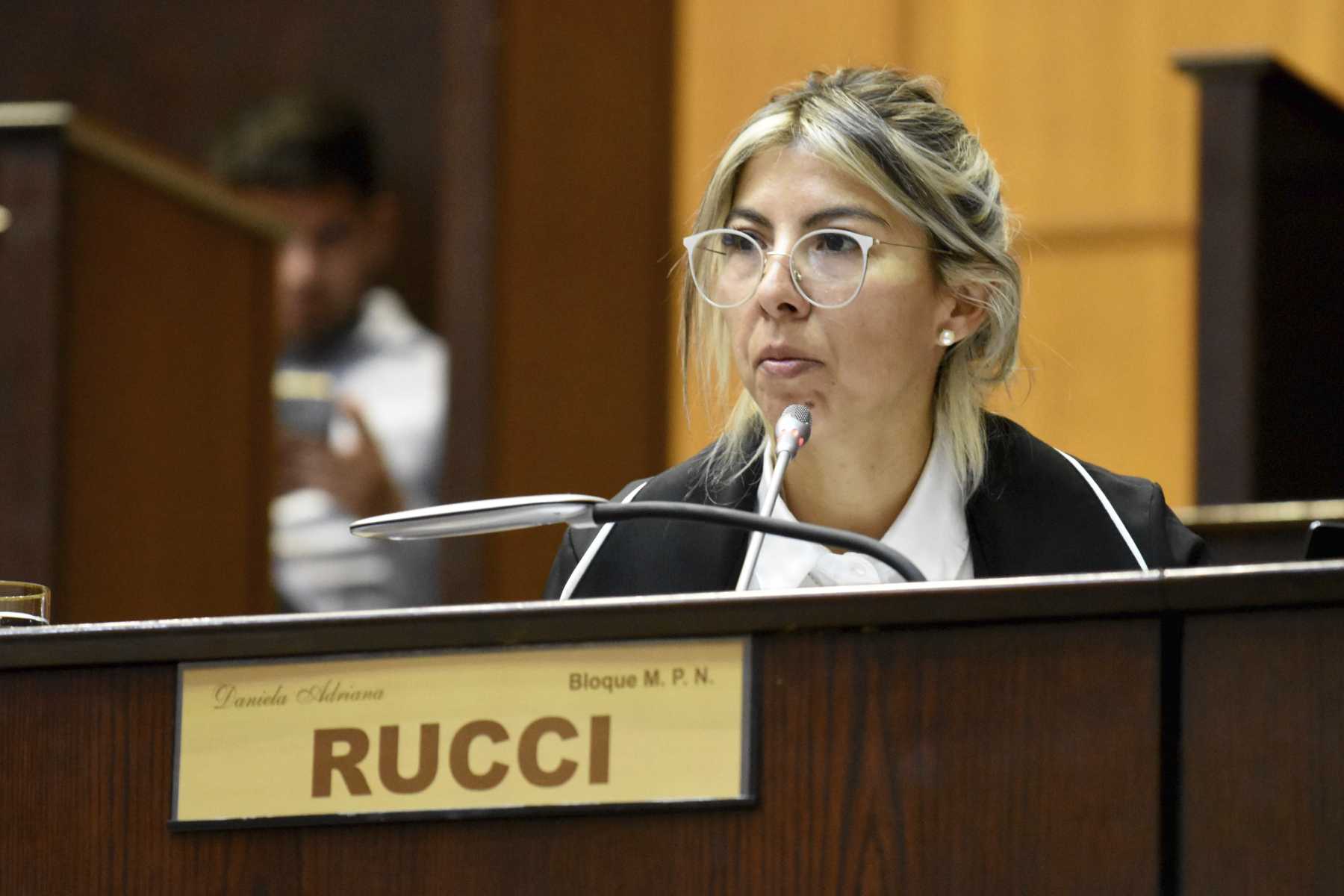 Daniela Rucci (MPN) es vicepresidenta segunda de la Legislatura. Foto: Matías Subat.