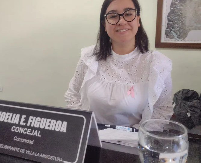 Noelia Figueroa es concejal de Comunidad en Villa La Angostura (gentileza)