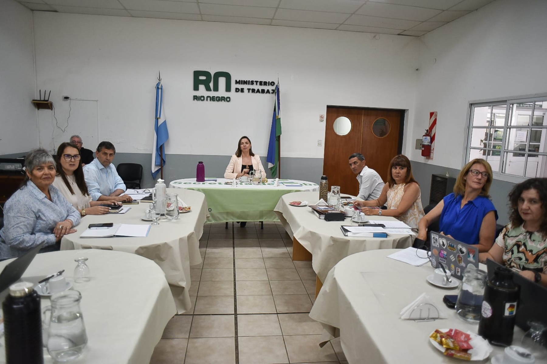 La reunión paritaria del martes entre Unter y el ministerio de Educación.