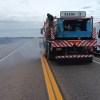 Imagen de Mejoran el señalamiento en la ruta de acceso al puerto de San Antonio Este