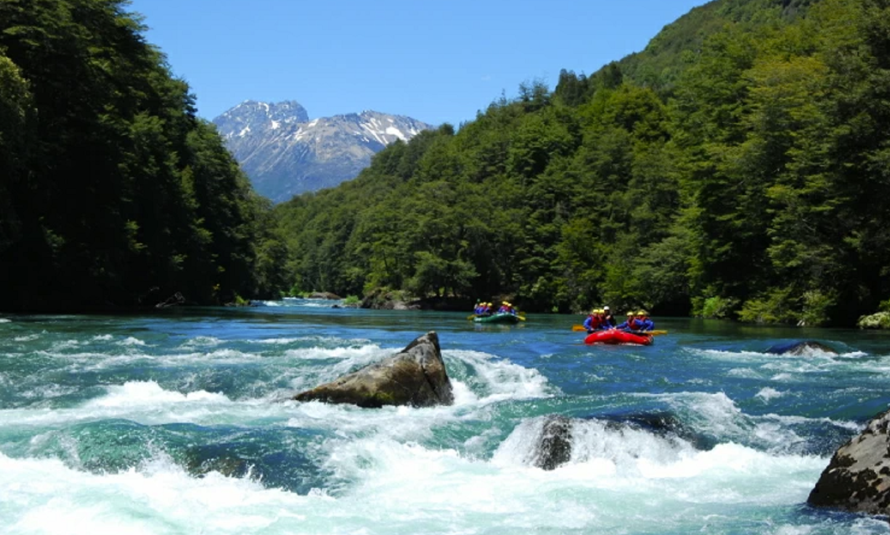 La mujer practicaba rafting en el río Manso, cerca de El Bolsón. Foto: ilustrativa. 