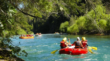 Imagen de Cómo es el río donde murió una turista mientras practicaba rafting cerca de El Bolsón