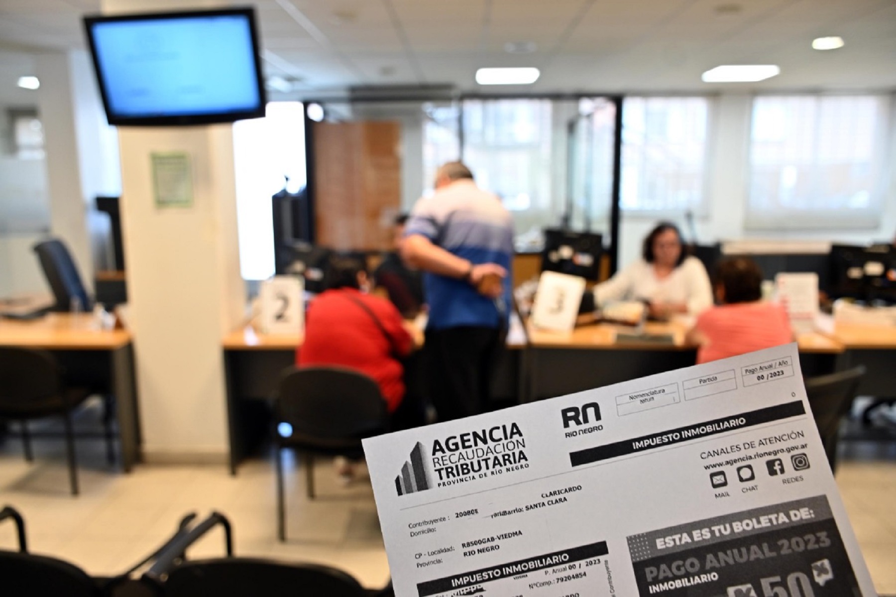 El cobro por impuestos provinciales tuvo un declive real de un 10% en relación al mes anterior. Foto: Marcelo Ochoa.