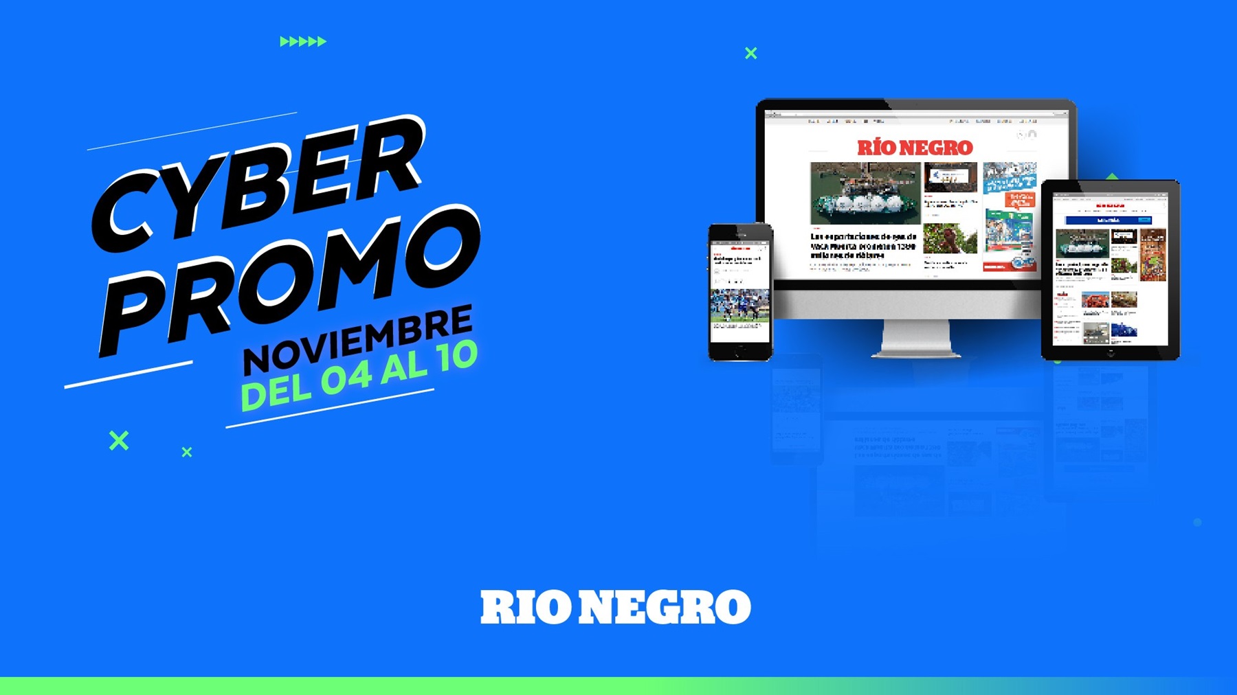 Conocé nuestros planes y suscribite y Diario RÍO NEGRO a un precio promocional hasta el domingo 10 de noviembre.