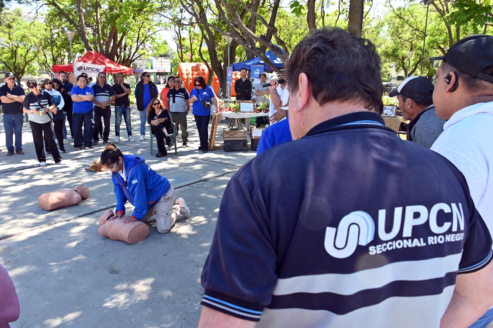 El gremio presentó en Viedma el programa "UPCN Cerca". Foto: Marcelo Ochoa.