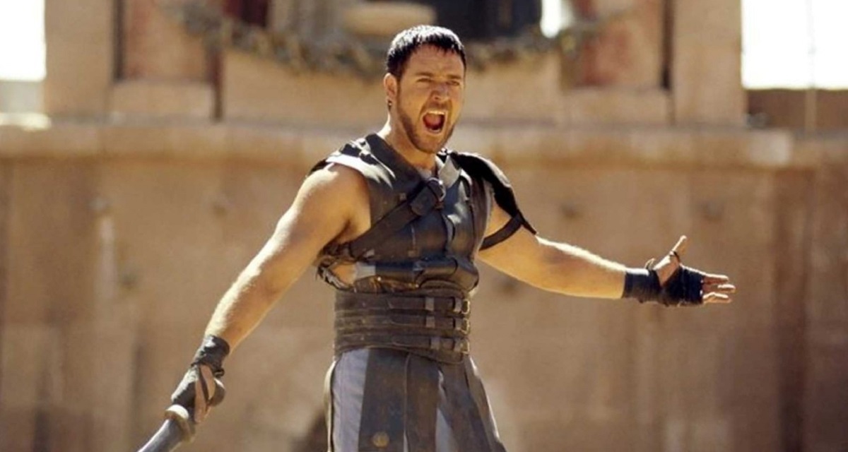 Gladiador con Russell Crowe. 