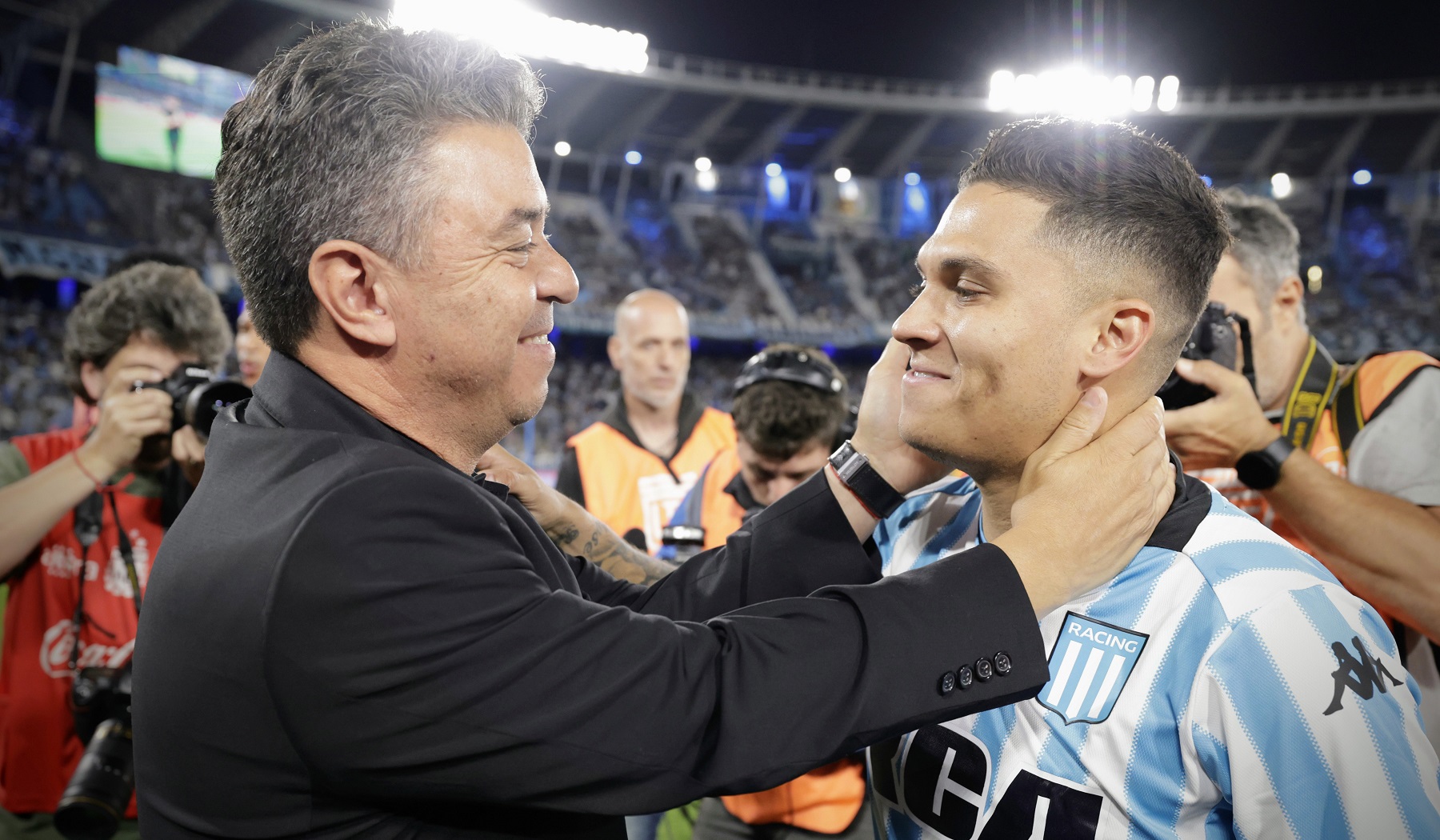 Juanfer Quintero le dedicó un emotivo mensaje a Marcelo Gallardo. Foto: FBaires.