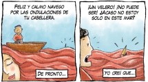 Imagen de «El mar de tu cabellera», la nueva tira de Chelo Candia en el Voy