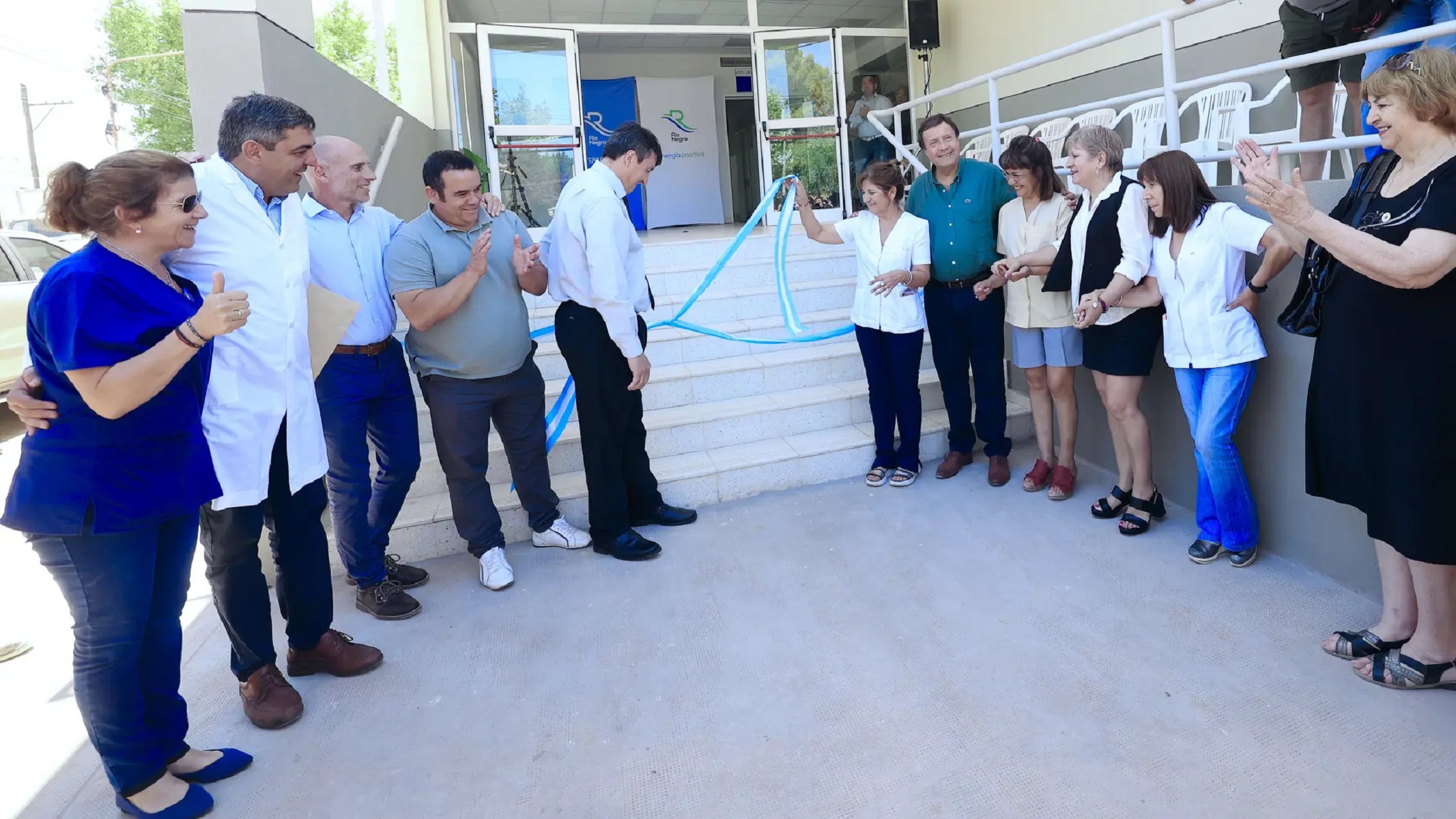 Cinco Saltos inauguró la ampliación de su hospital. Crédito gobierno de Río Negro.