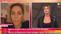 Imagen de Victoria Vanucci habló tras la denuncia a Matías Garfunkel: ¿Qué dijo?