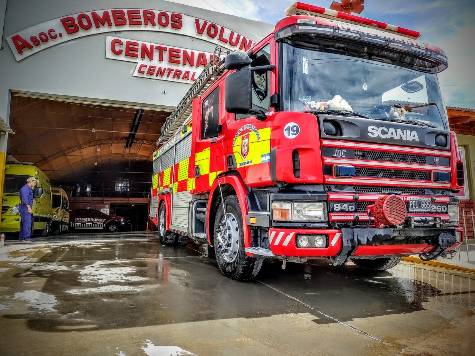 Foto: Bomberos Voluntarios de Centenario. 