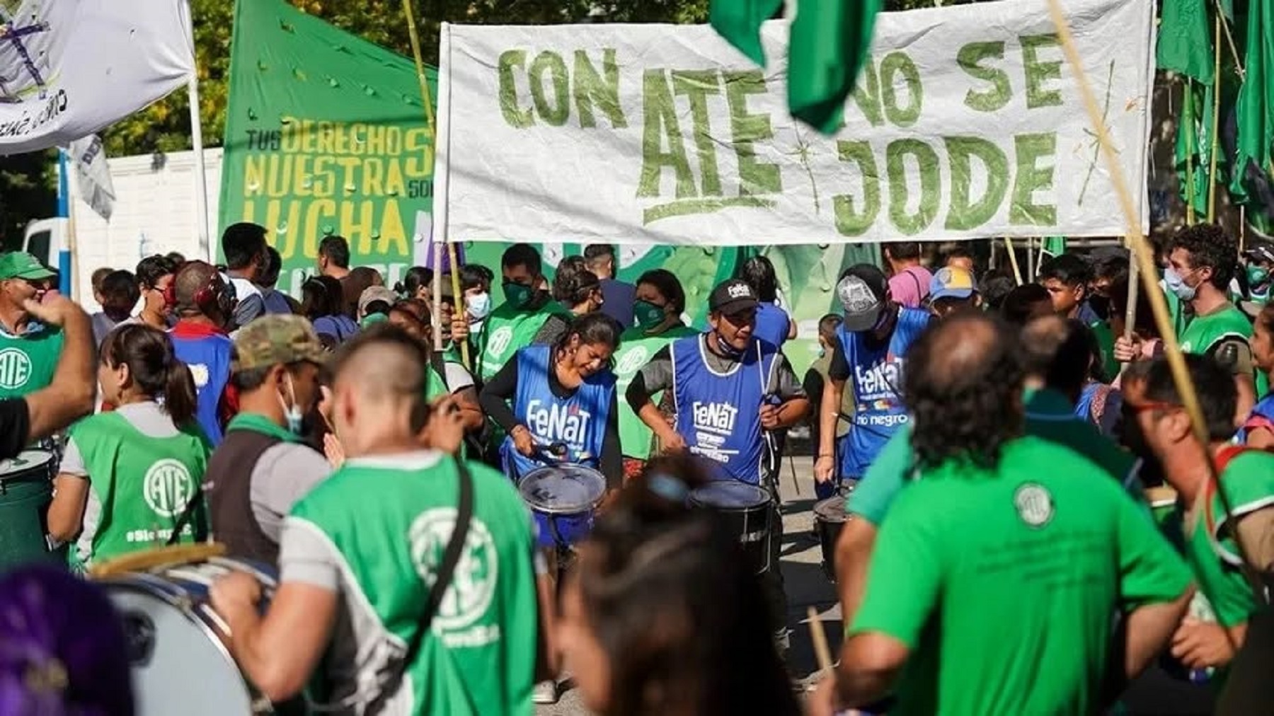 ATE realizará acampes en Roca, Viedma y Bariloche. Gentileza