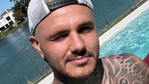 Mauro Icardi se prepara para la Navidad junto a sus hijas: las imágenes