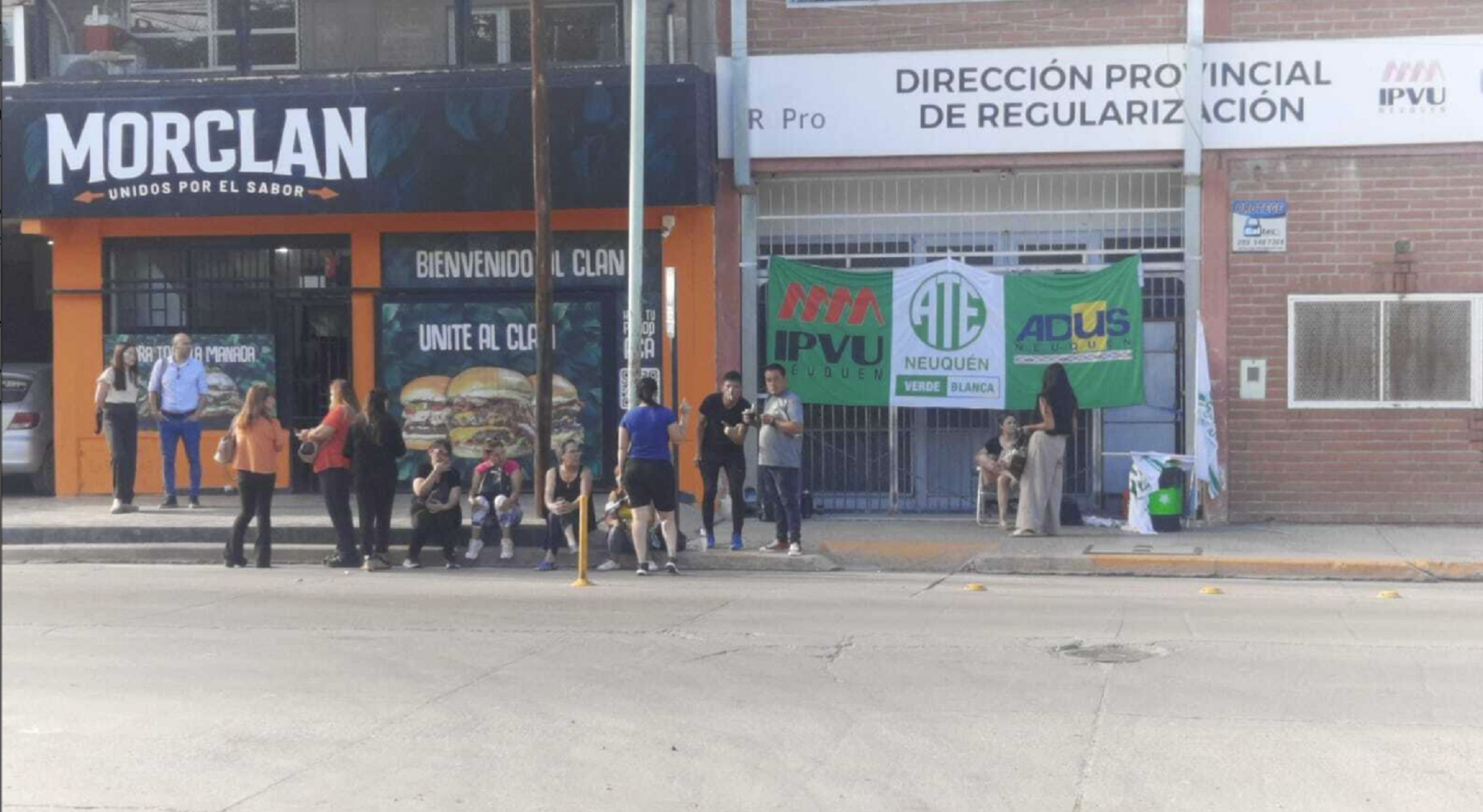 Manifestaciones en el oeste de Neuquén. Foto: gentileza