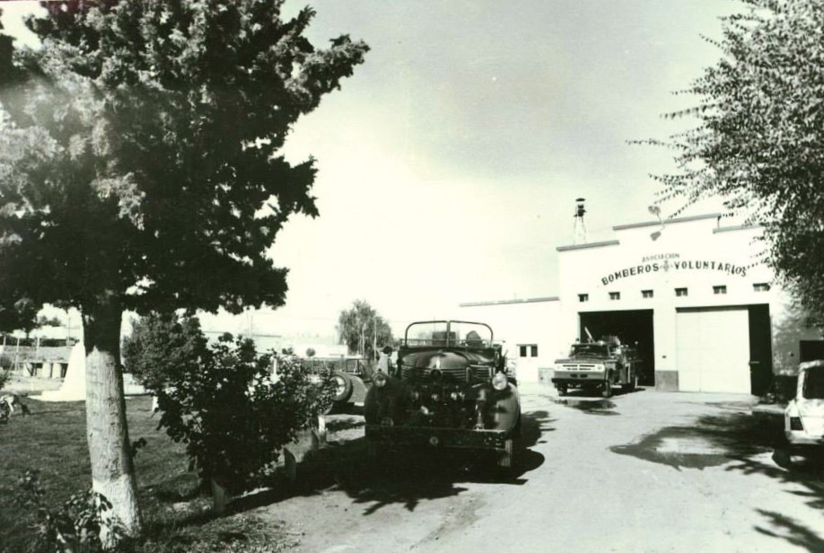 Recuerdo del aspecto original del cuartel de Bomberos de Allen - Foto: Poyecto Allen.