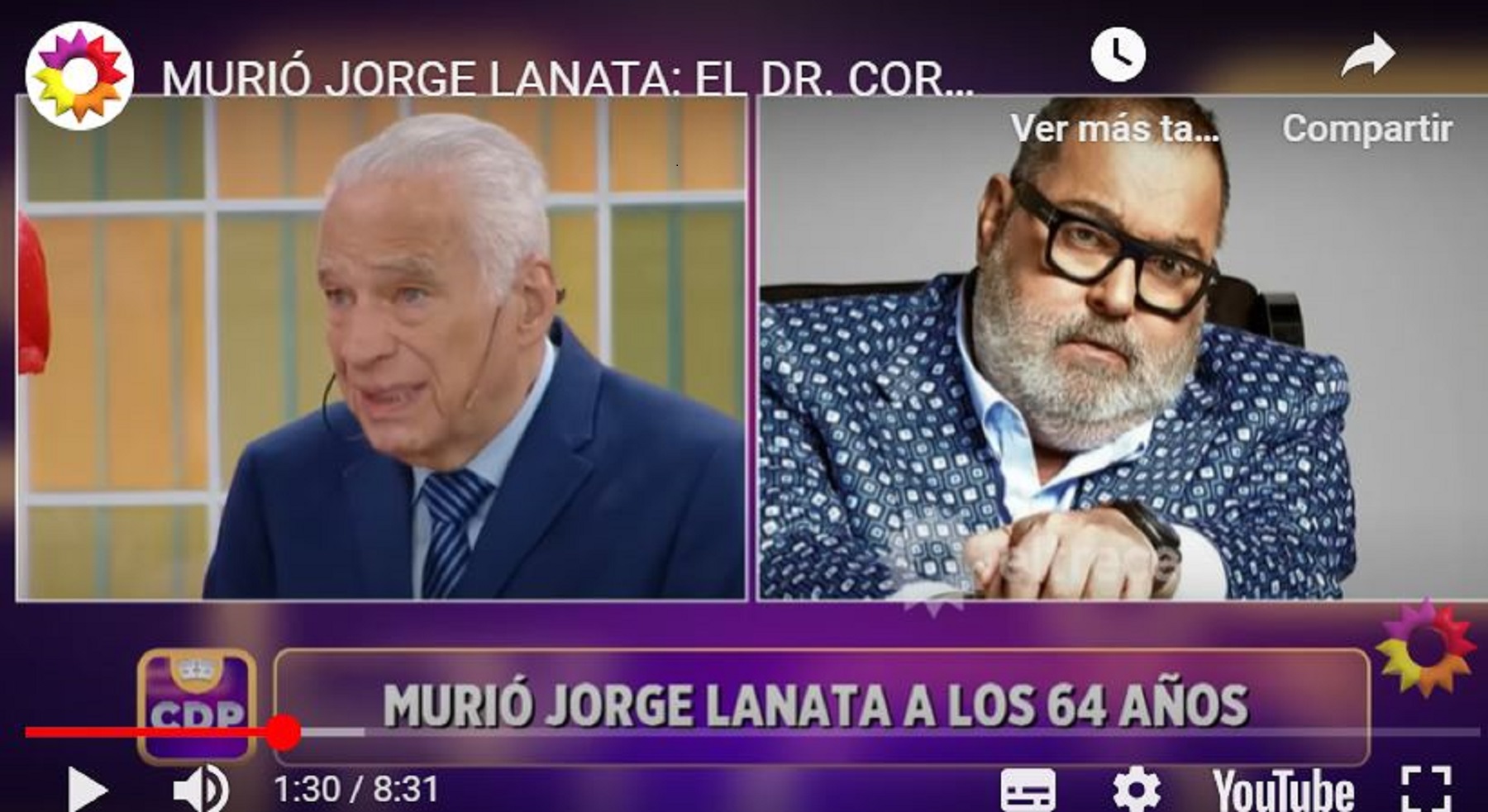 Cormillot explicó la muerte de Jorge Lanata
