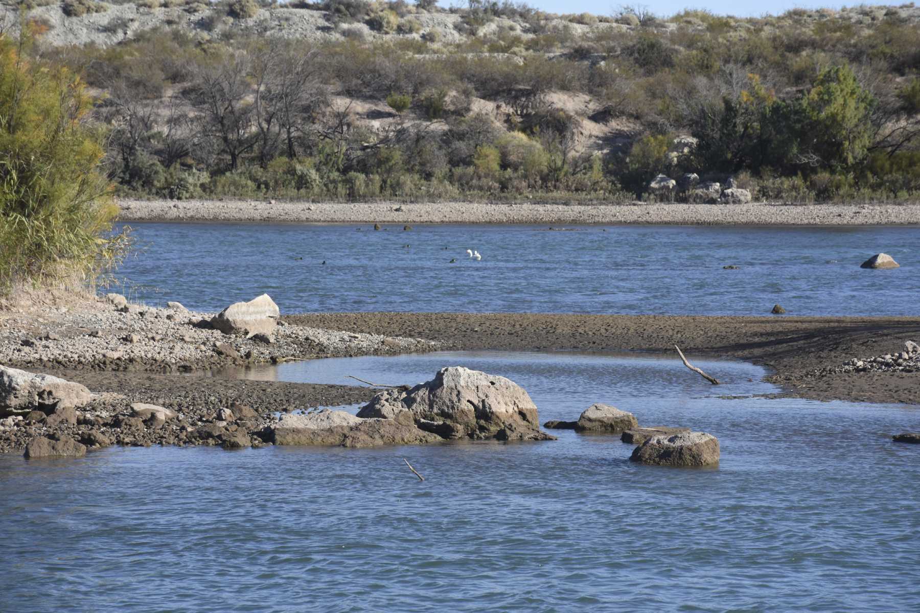 La presa Casa de Piedra tiene un caudal que no se tenia hace 17 años (Juan Thomes)