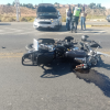 Imagen de Fuerte choque sobre Autovía Norte en Neuquén: un motociclista hospitalizado