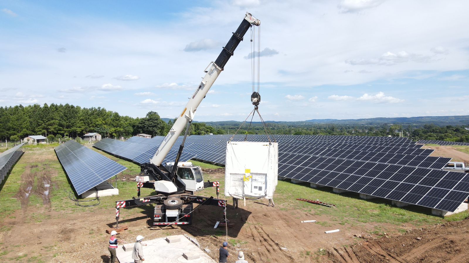 Prevén la puesta en operación del parque en los primeros meses del 2025. Foto: gentileza. 