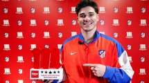 Imagen de Julián Álvarez recibió una distinción por su gran presente en Atlético Madrid