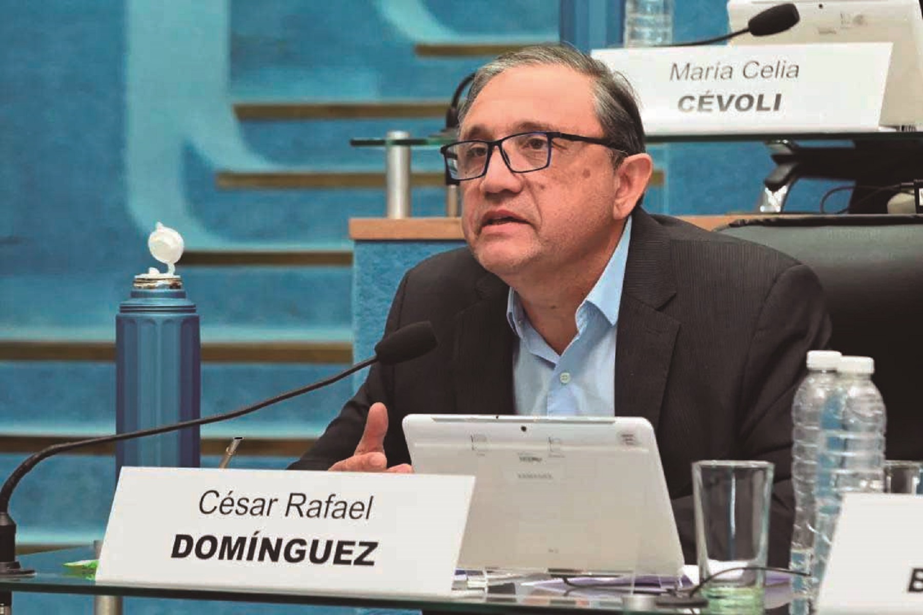 Legislador César Domínguez.