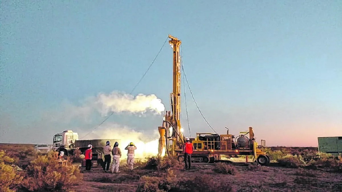 En el yacimiento Amarillo Grande, cercano a Valcheta, hay avanzadas tareas exploratorias de uranio. Foto: Gentileza.