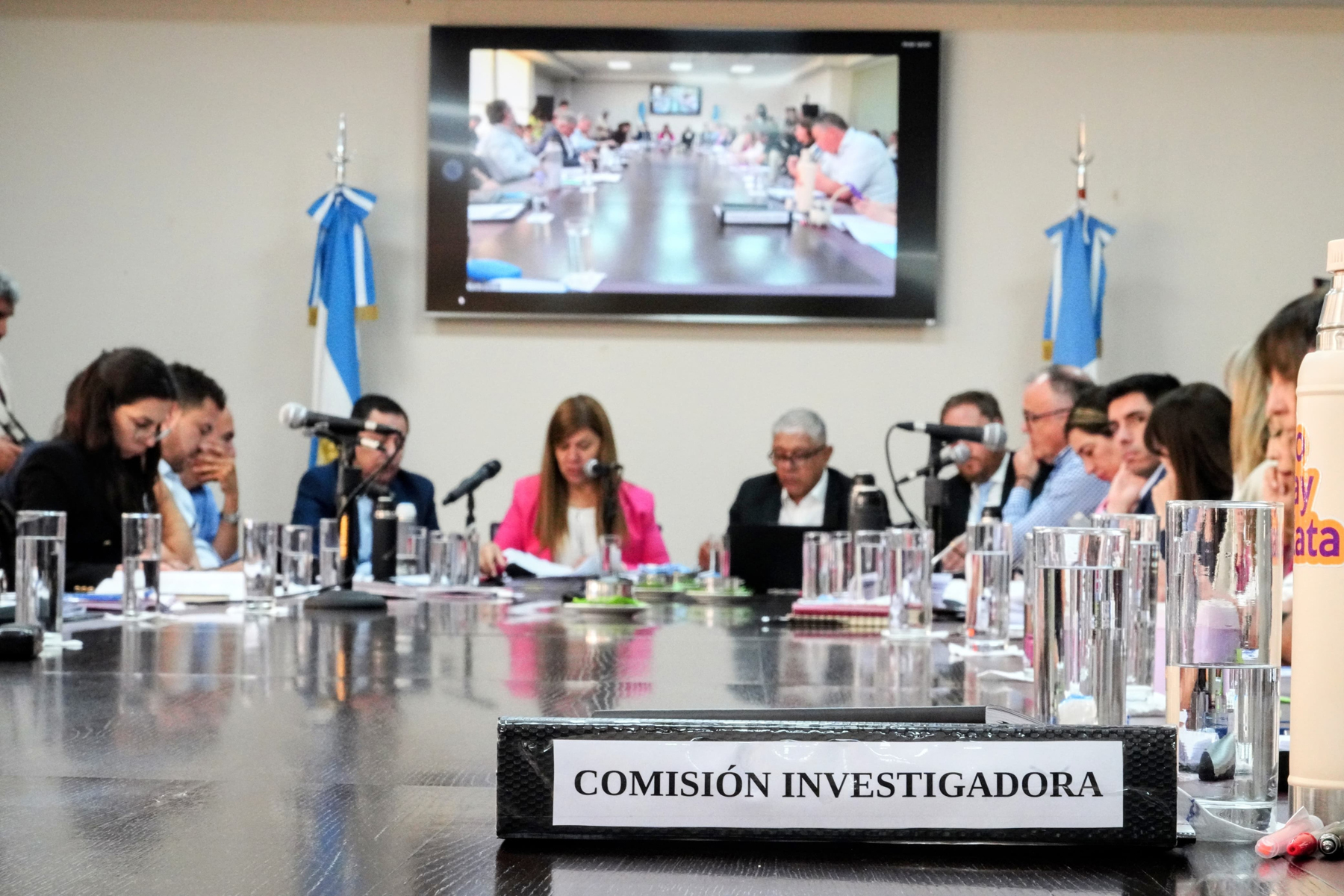 Gloria Ruiz enfrentó ayer a los diputados para ejercer su defensa. Foto: Cecilia Maletti.