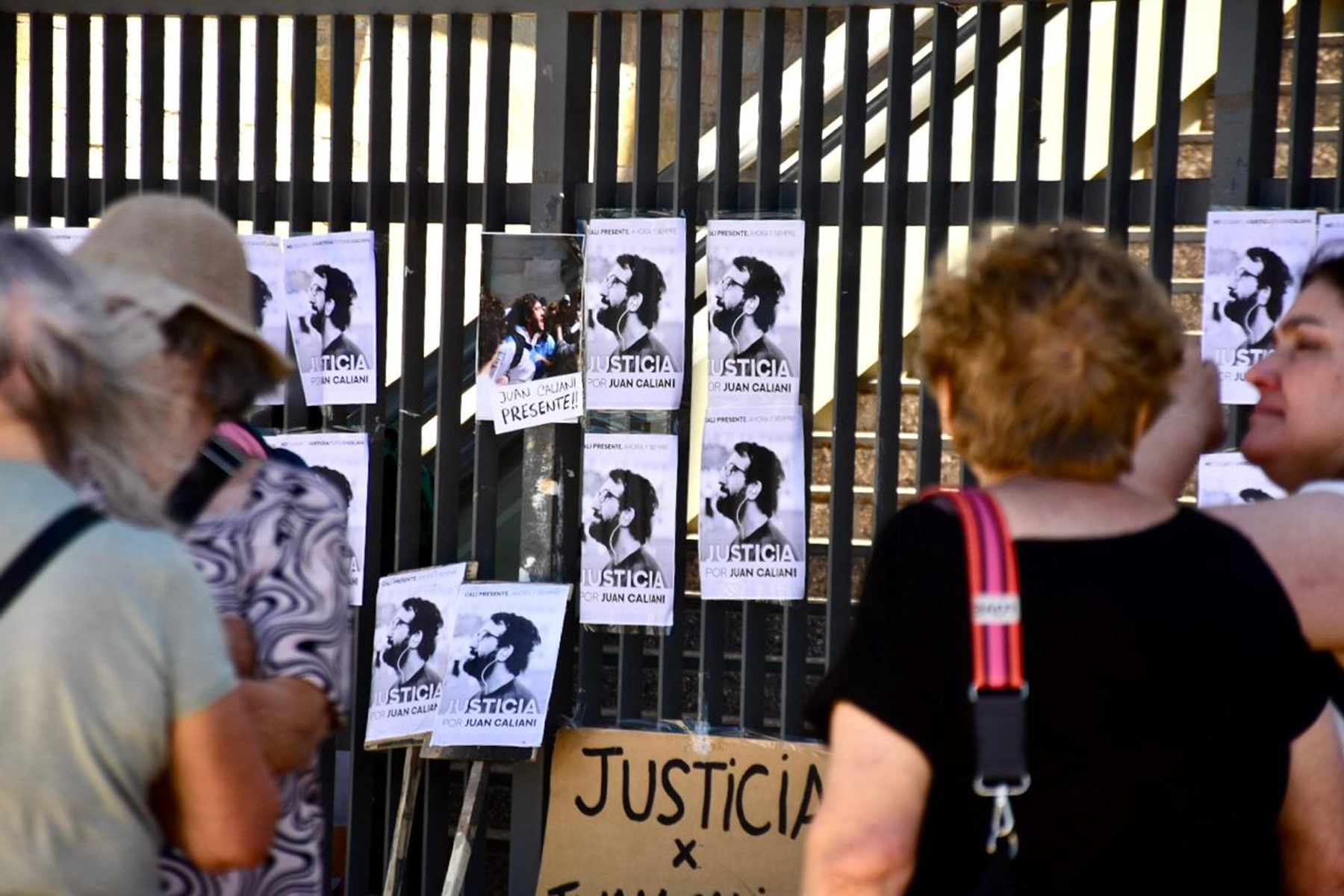 Se realizó una audiencia de control de las causas por el crimen de Juan Caliani. Foto: Mati Subat. 