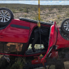 Imagen de Ruta 5: volcaron cerca de Sierra Grande y un conductor quedó atrapado camino a Playas Doradas