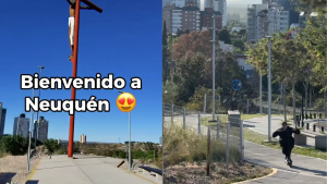 Un influencer de viajes pasó por Neuquén capital y esto fue lo que más le soprendió