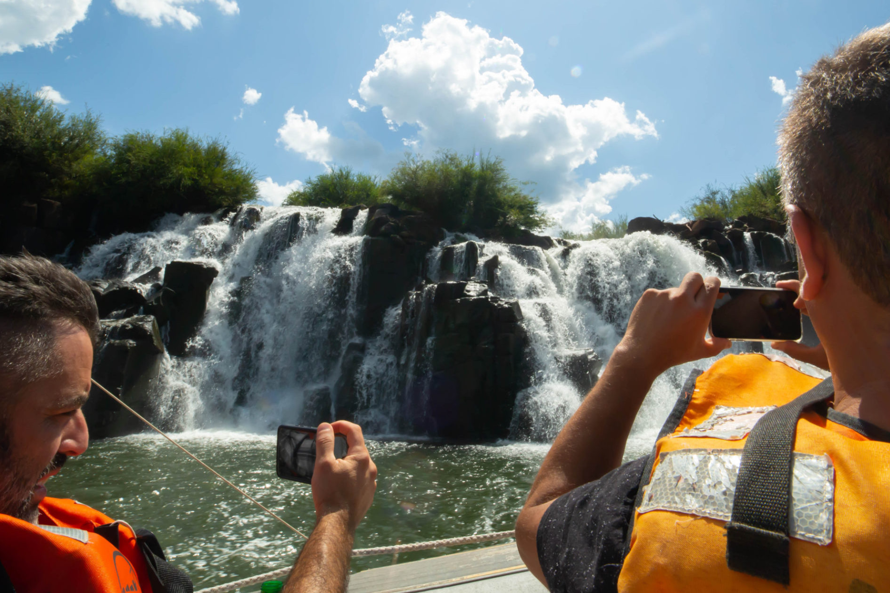 Los Saltos del Moconá, una belleza natural del NOA. Foto: Agencia Noticias Argentinas / @MisionesTurismo