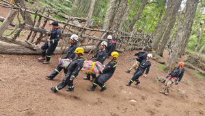 Rescate en El Bolsón: una turista se desvió del sendero señalizado y se le cayó una rama en la cabeza