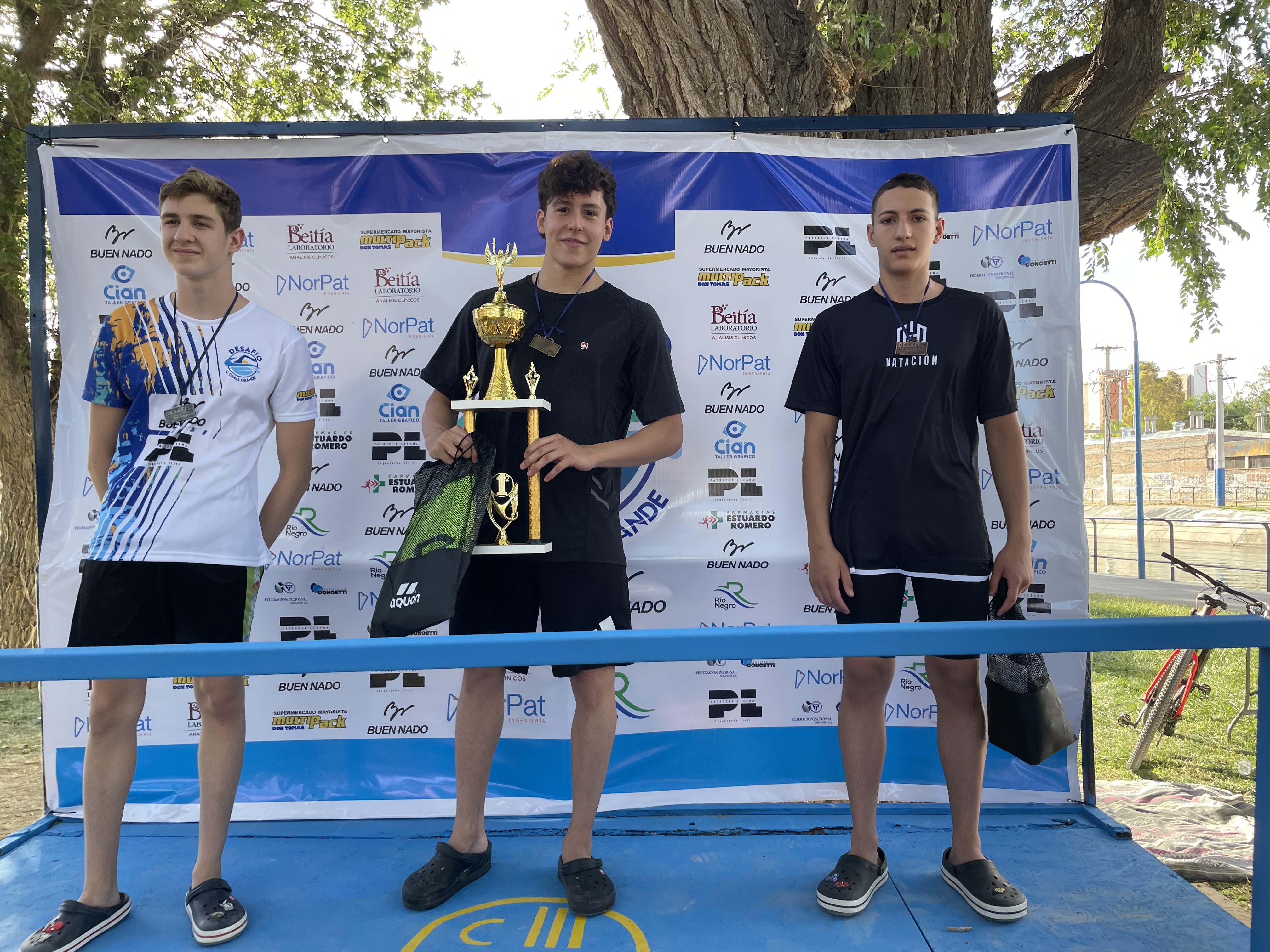 Tomás Jouglard el flamante ganador del Desafío al Canal Grande. (Foto: Gentileza)