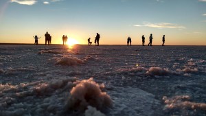 Esculturas en sal: Las Grutas se prepara para el 1° Simposio Internacional