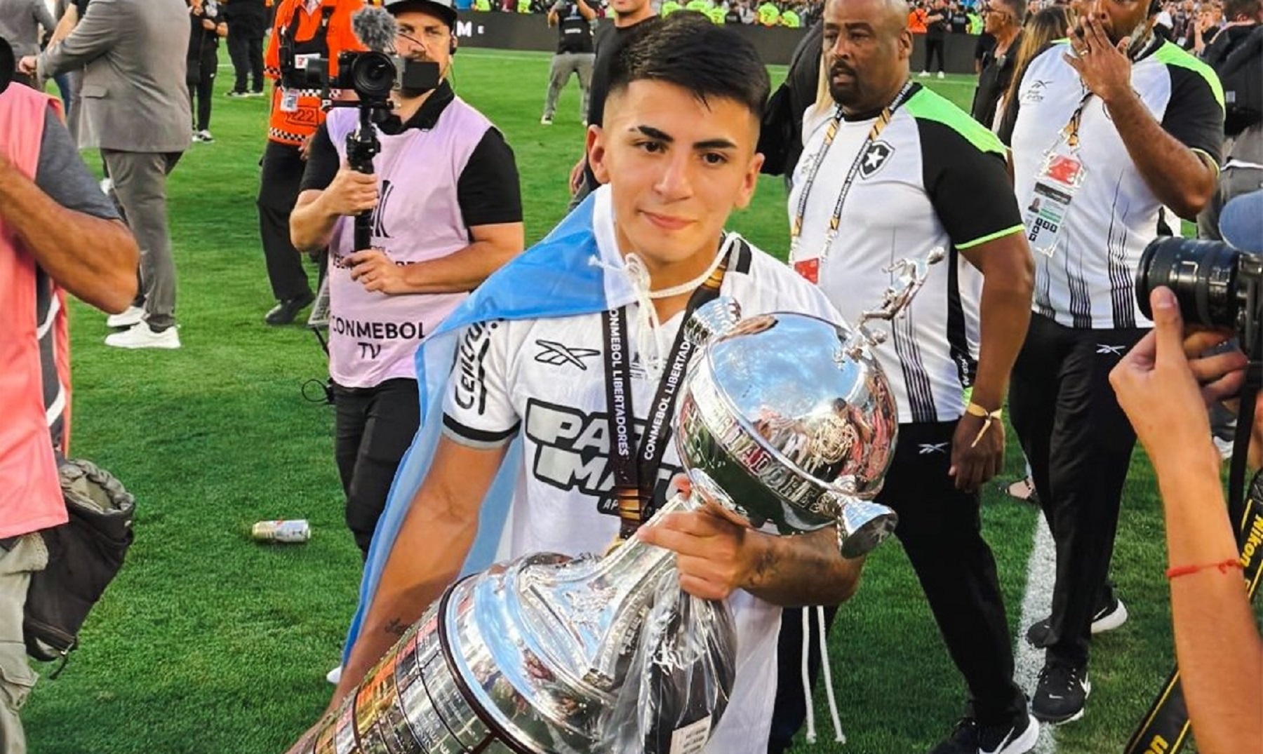 Thiago Almada fue una de las figuras en el título de Botafogo. 