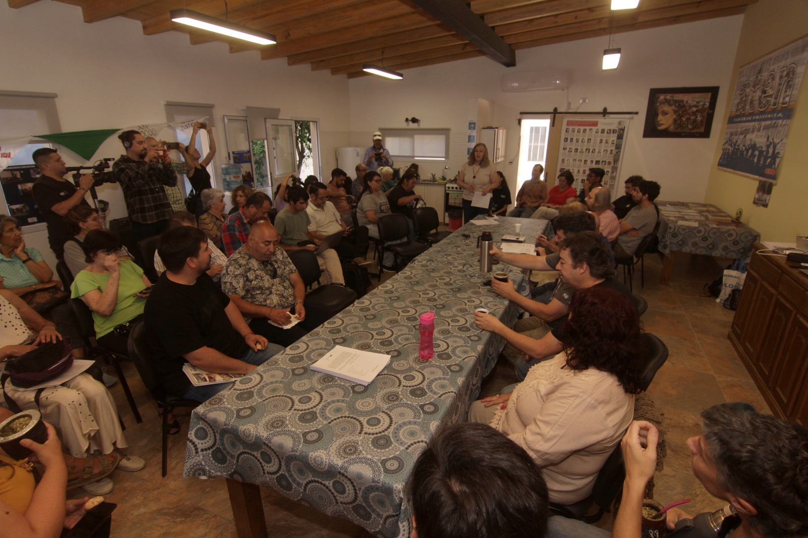 Memorias que Persisten (MqP) presentó su documento fundacional en ATEN (foto Oscar Livera)