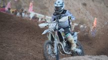 Imagen de Tomás Moyano, la figura en el apertura del 29° Campeonato Nocturno de Supercross