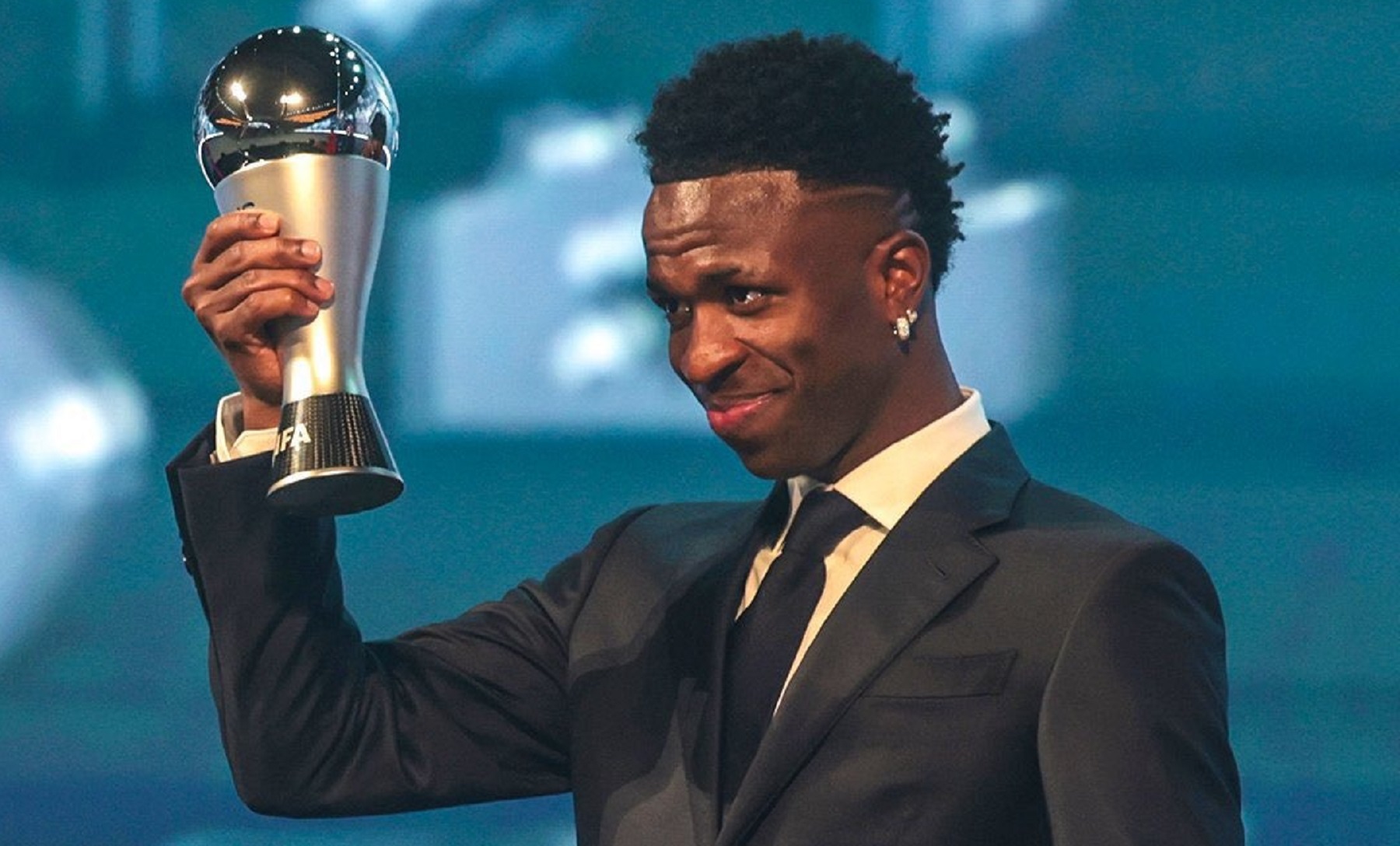 Vinicius Junior se quedó con el premio The Best.