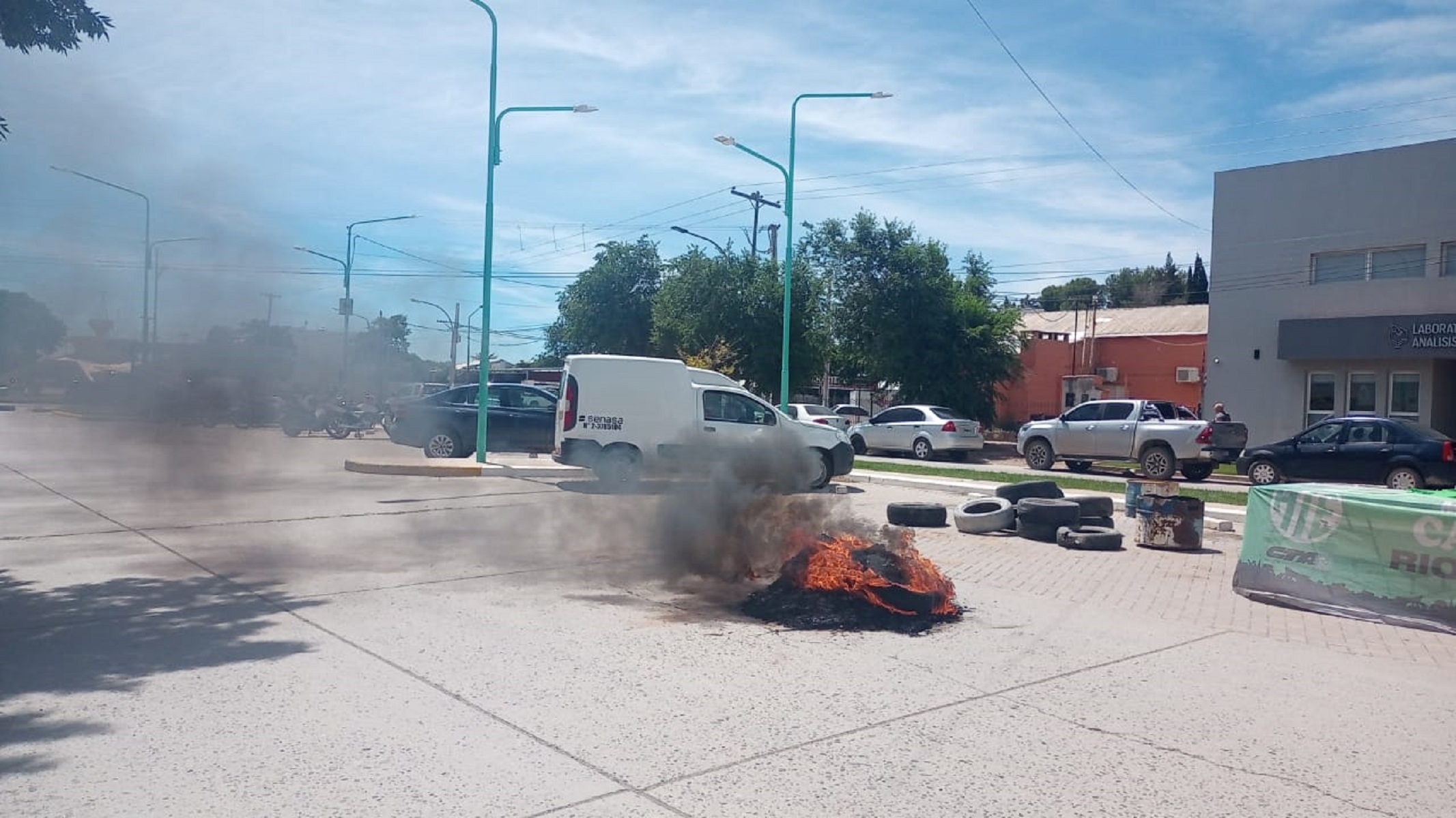 Tensión con trabajadores municipales en Catriel.