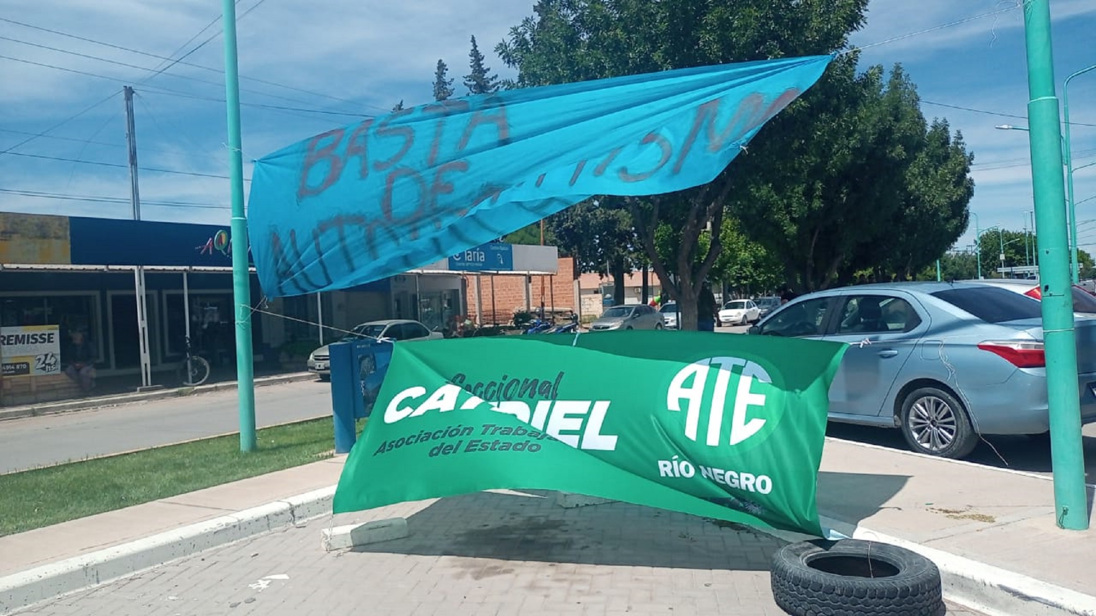 La semana pasada se desató un importante conflicto gremial en Catriel. Gentileza.