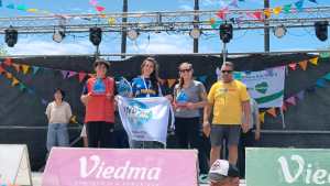 Daira Marín es la dueña del 1º Circuito de Aguas Abiertas de la zona Atlántica