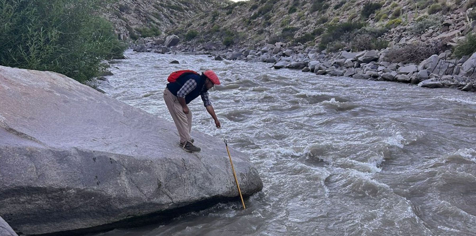 Búsqueda en el norte de Neuquén. Foto: gentileza. 