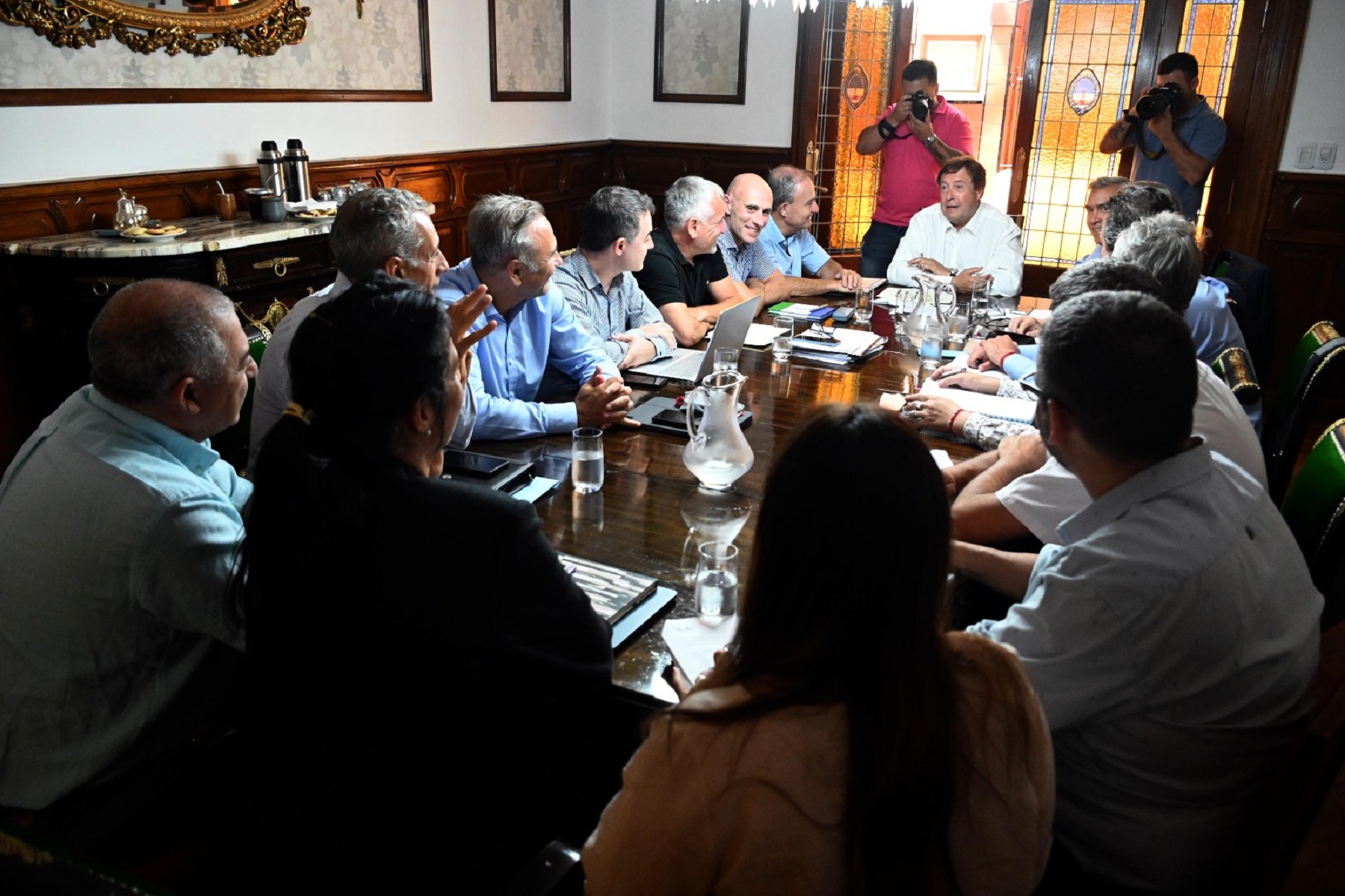 La reunión del Gabinete provincial presidida por el gobernador Weretilneck. 