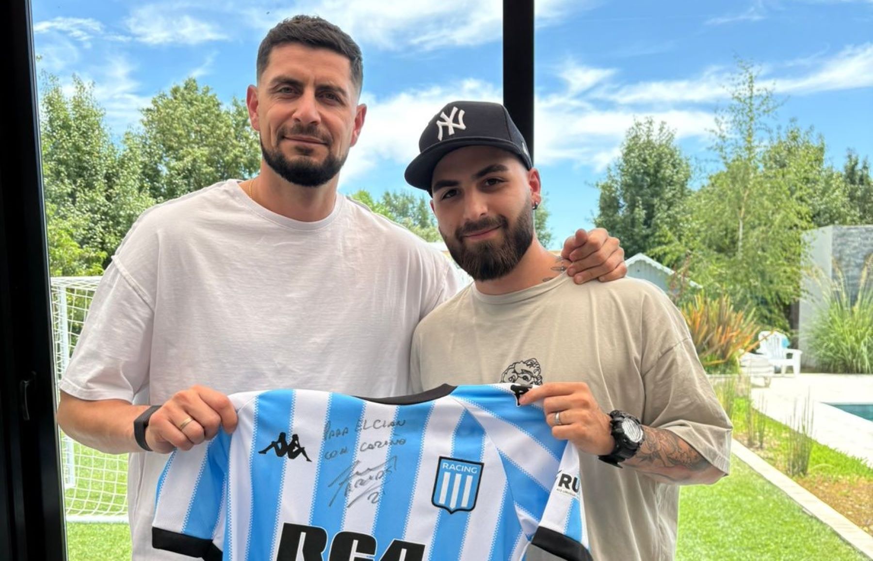 Gabriel Arias, arquero de Racing y de la Selección de Chile. 