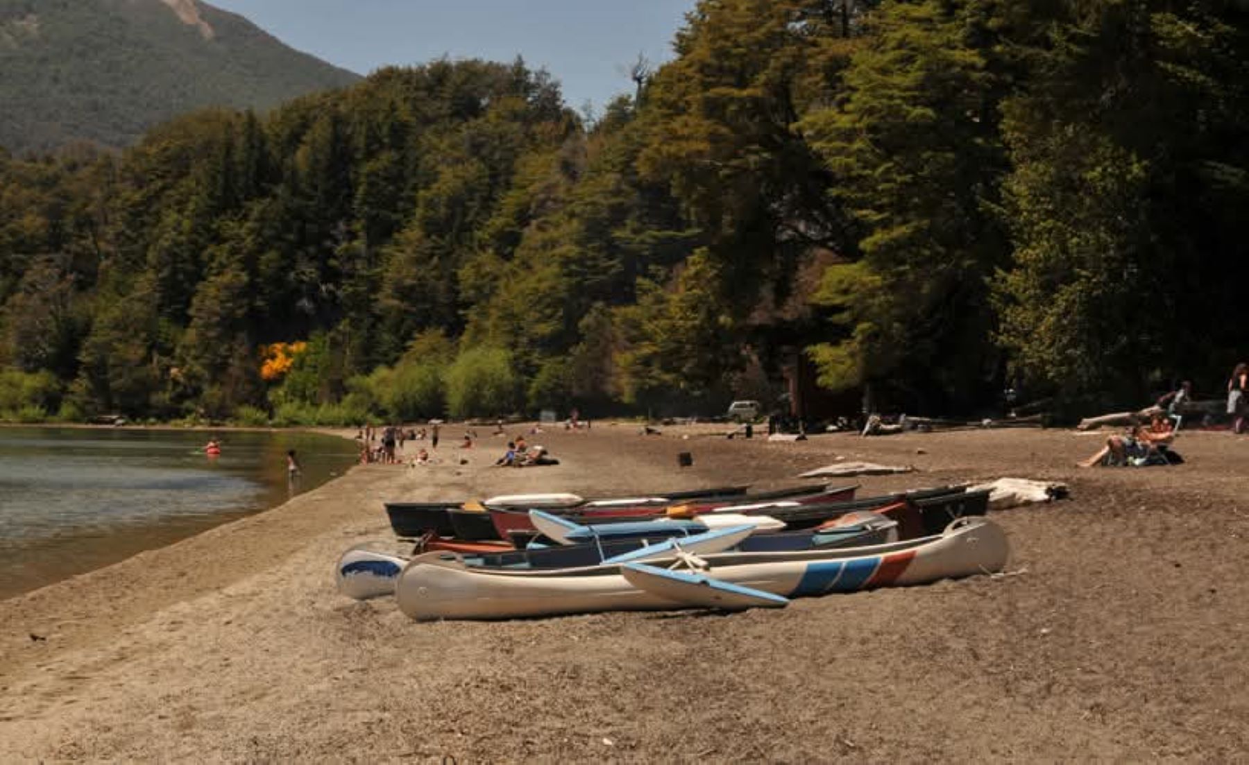 Desde la comunidad mapuche hablaron sobre el camping de Villa La Angostura. Foto: Camping Correntoso. 