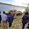 Imagen de Misterioso hallazgo en Senillosa: encontraron una camioneta vacía en medio del río Limay