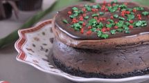 Imagen de Te solucionamos el postre de esta Noche Buena: Cheescake de chocolate para Navidad