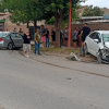 Imagen de Violento choque frontal en Cipolletti: tres heridos, entre ellos un niño de 7 años