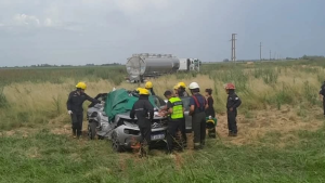 Trágica muerte de una pareja de Neuquén: un cruce sin rotonda y una ruta de Buenos Aires llena de reclamos